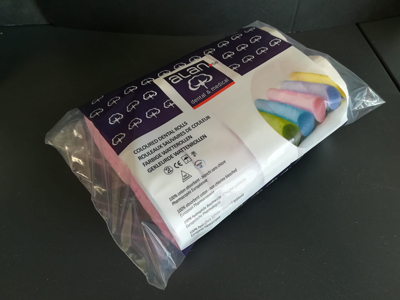 Colored dental rolls